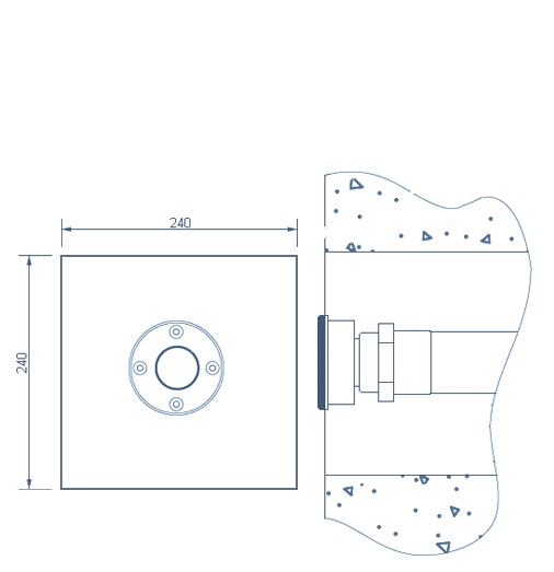 Форсунка подсоединения пневмокнопки - схема установки